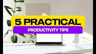 5 Productivity Hacks for Remote Workers | Boost Focus & Efficiency #remotework  #productivitytips