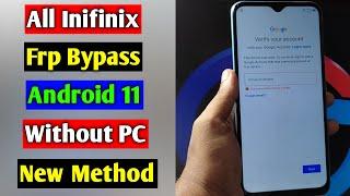 All Infinix Frp Bypass/Unlock Google Account Lock Android 11 | All Infinix Frp Unlock | Without PC