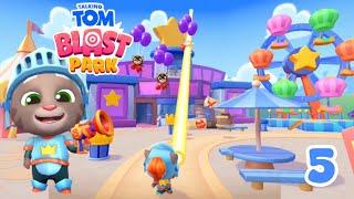 Talking Tom Blast Park Gameplay Walkthrough: Part 5 (Android/iOS) - Tom Police  (Full Screen)