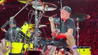 Lars Ulrich Metallica live concert clip from snake pit in Tampa Florida 6/6/25