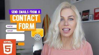 Send emails from a HTML Contact Form