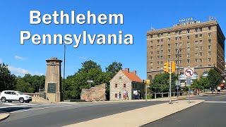 Bethlehem, Pennsylvania -  Historical Downtown, SteelStacks 4K