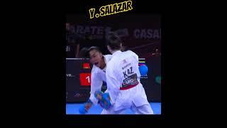 Amazing Ura mawashi Geri karate Techniques by Y. Salazar (Venezuela) #shorts #karate