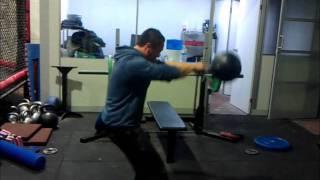 PTC Sydney - Trent 64kg kettlebell swing x3