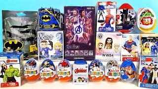 MARVEL vs DC Mix! СЮРПРИЗЫ супергерои ИГРУШКИ Мстители Funko, Sweet Box, Kinder Surprise unboxing