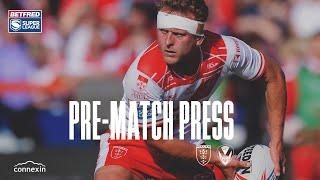 “The Most Important Thing To Us Is Friday Night” -  St. Helens Pre-Match Press - Jez Litten