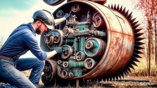 Amazing Restoration Turns a Rusty and Damaged Giant AIR COMPRESSOR Into Like New