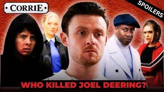 Who Killed Joel Deering in Coronation Street? All Clues & Suspects Revealed