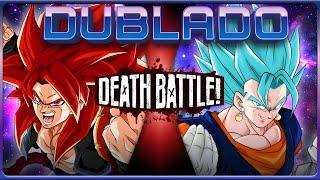 Gogeta VS Vegito - (DUBLADO PT-BR) | DEATH BATTLE! (Dragon Ball)