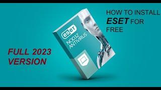 ANTIVIRUS ESET Endpoint Security Installation for FREE FULL VERSION 2023 Windows