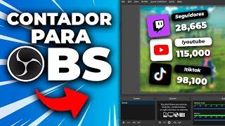 ¡EL MEJOR WIDGET PARA CRECER SEGUIDORES EN STREAMS!  (Contador de seguidores rotativo para OBS)