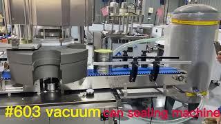 603# Vacuum Can Sealing Machine,Dia153mm Can Seaming Machine with Vacuum,Vacuum Sealer Machine(2024)