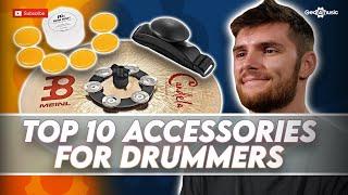 Top 10 Drum Kit Accessories Feat. Meinl | Gear4music Drums