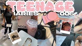 TEENAGE DIARIES 006  new hair, new camera, school vlog, shopping, etc