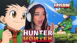 Hunter X Hunter FIRST TIME WATCHING! | REACTION Episode 1