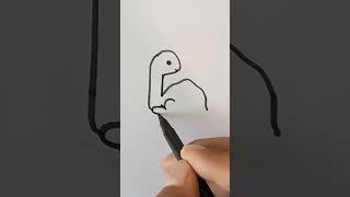 How to draw a Camel from ? #shorts #art