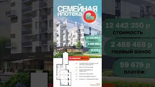 Продажа квартир 1-2-3 к под семейную ипотеку 6%.  в Санкт -Петербурге и ЛО в готовом доме