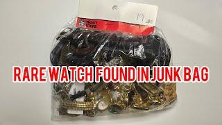 Rare moon phase watch found in thrift store junk watch bag