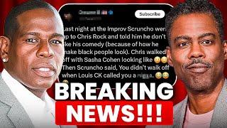 Comedian Scruncho Confronts Chris Rock Live On Stage ?! Comedian Breaks Silence On Recent Incident