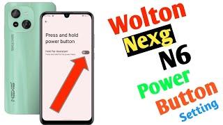 How To Wolton Nexg N6  Power Off Button Setting(Uzzol Technology)