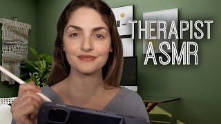 ASMR | Your First Therapy Appointment (asking you questions)