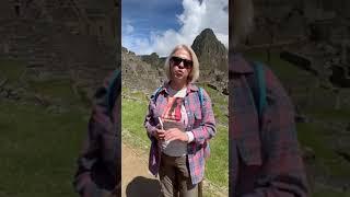 Екатерина в Перу возле Мачу-Пикчу