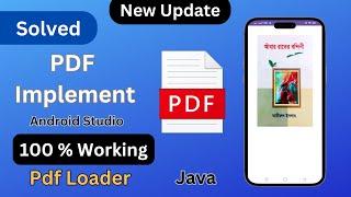 PDFView Impelement Problem Solved in android studio