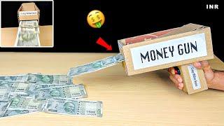 DIY Cardboard Cash Cannon || How To Make Money Gun From Cardboard