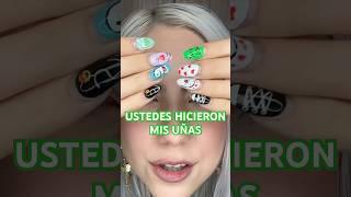 Mis seguidores dibujaron mis uñas #uñas