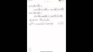 Never Memorize Sine & Cosine Addition Formulas Again! #ytshorts #math #trigonometry #complexnumbers