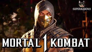FIRST TIME PLAYING WITH MKX SCORPION! - Mortal Kombat 1: "Scorpion" Gameplay (Online Macthes)