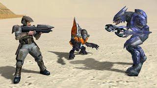 Halo 1 Marines VS. Halo 2 Elites VS. Halo 3 Grunts