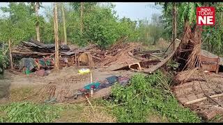 Assam: Severe storm wreaks havoc in Dabaka town of Hojai district