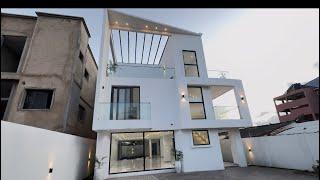 Beautiful 4bedroom House Design With A Pool In East Legon || +233 20 311 4533 || tour 222