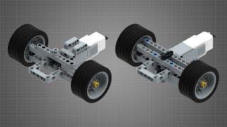 Поворотный механизм. Инструкция по сборке. LEGO EV3.