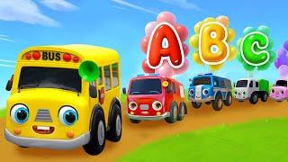 ABC Song with Balloons | Learn ABC Alphabet for Children | Nursery Rhymes & Kids Songs - Baby Car TV