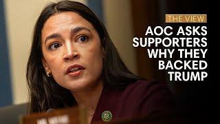 AOC Asks Supporters Why They Backed Trump | The View