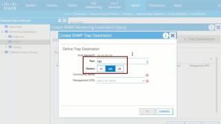 Configuring an SNMP Trap Destination, Release 2.0(2f)