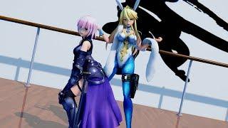 【FGO/MMD】 '휘파람'(WHISTLE) 【アルトリア・ルーラー / マシュ・キリエライト】