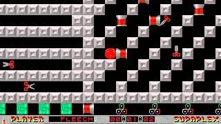 Supaplex: Original Levels: Level 109: Upstairs-Downstairs!