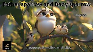 Father sparrow and Baby sparrow  ( Fairy Tale Book ) (동화책) (영어동화책) (영어동화)