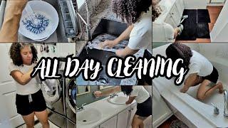 CLEANING MOTIVATION | BATHROOM SUITE DEEP CLEAN | KITCHEN | LIVING ROOM | LAUNDRY + MORE!