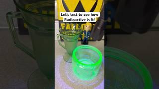 TESTING RADIOACTIVITY OF URANIUM GLASS FROM GOODWILL!