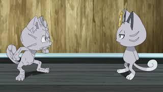 Meowth del Equipo rocket dice que el Meowth de Alola es un impostor