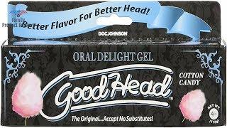 Doc Johnson GoodHead - Oral Delight Gel - Cotton Candy 4 oz./113g