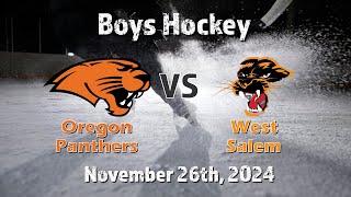 Boys Hockey: Oregon vs West Salem (11/26/24)