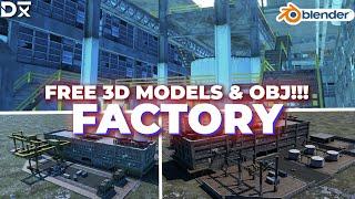 FREE FACTORY 3D Models OBJ | Free Fire