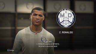 PES 2018 Become A Legend Gameplay Cristiano Ronaldo