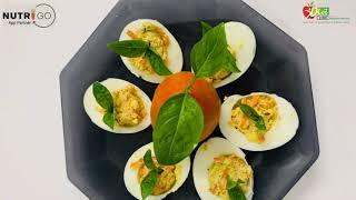 Low Cal Deviled Eggs | Healthy Recipes by Nutritionist Harpreet Pasricha