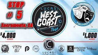 $4,000 Added Lucasi WCT Stop #5 | HARD TIMES BILLIARDS - Sacramento, CA | 80 Players Day1 - Part 2